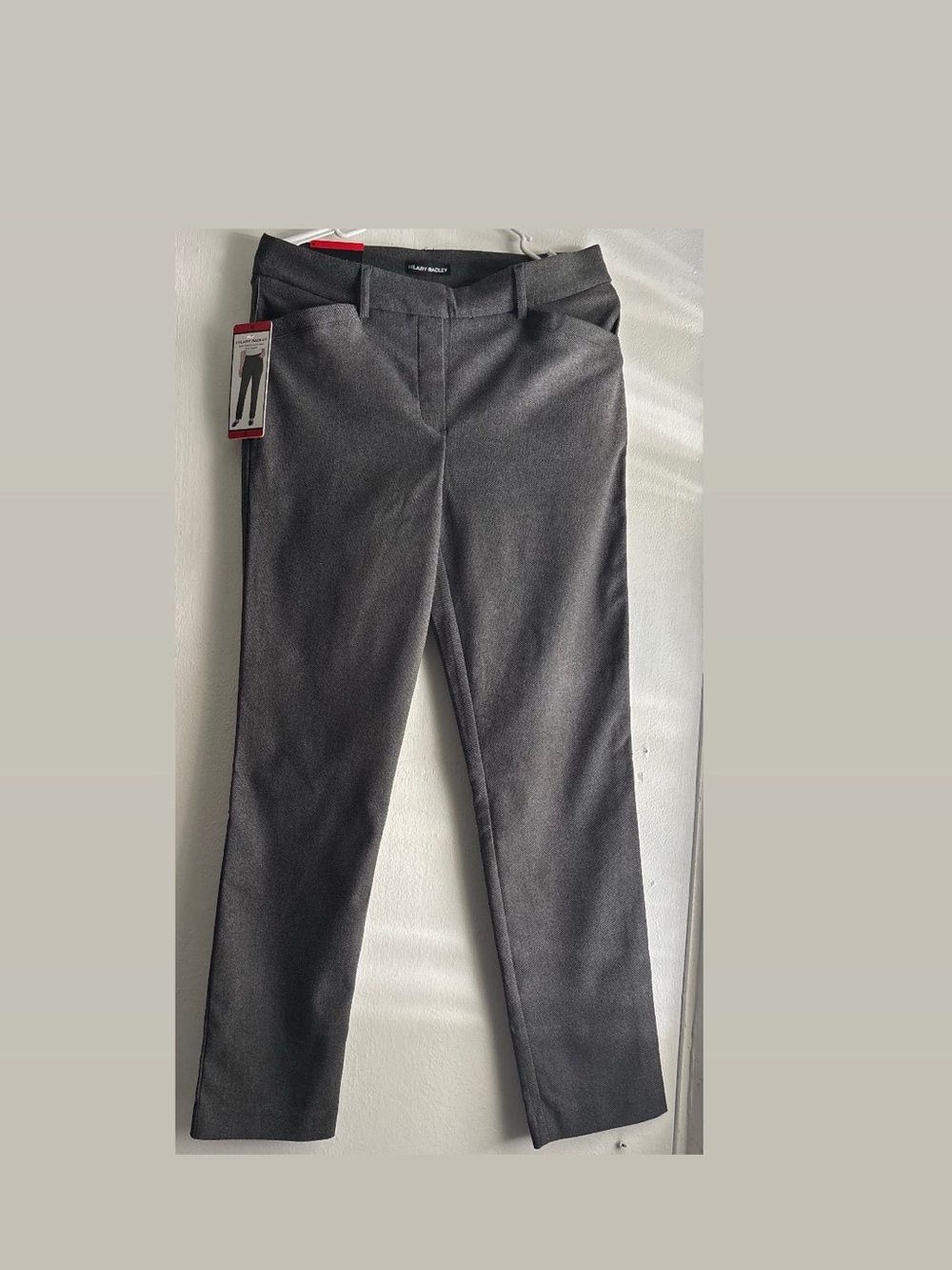 Hilary Radley Women's Tummy Control Straight Leg Dress Pants Size M